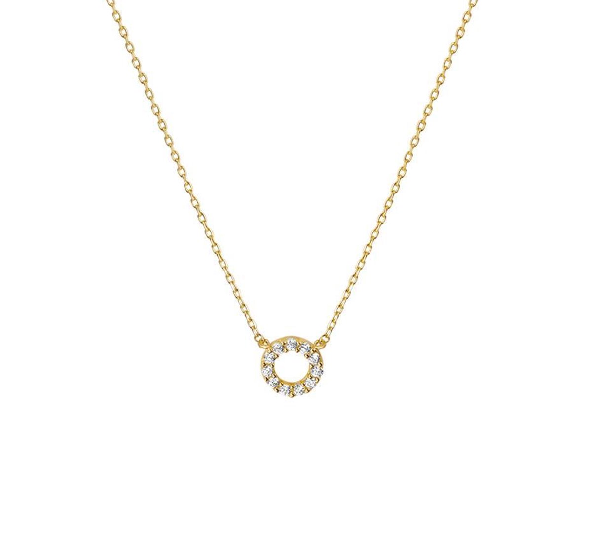 Collier zirkonia 40 - 42 - 44 cm