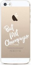 Casetastic Softcover Apple iPhone 5 / 5s / SE - But First Champagne
