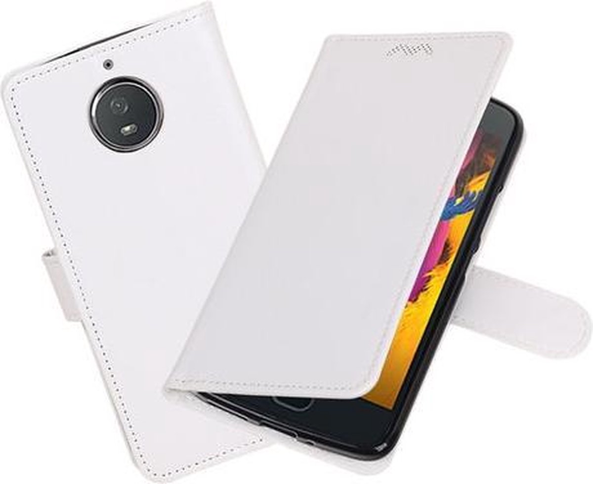 BestCases - Wit Portemonnee booktype hoesje Motorola Moto G5s