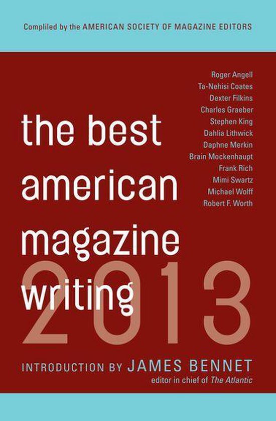 Best American Magazine Writing 2013 - cover