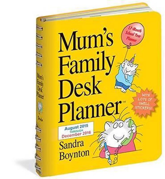 Mum's Family Desk Planner, Sandra Boynton 9780761186618 Boeken