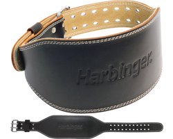 Harbinger - Pro Powerlift Riem - Gewichthefriem Van Leer - XL - Zwart