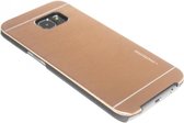 Aluminium hoesje goud Geschikt voor Samsung Galaxy S7 Edge
