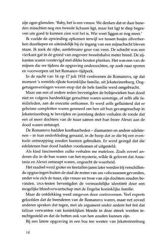 Pagina 12 met tekst over een boek.