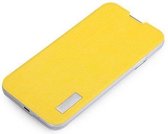 Rock Elegant Side Flip Case Lemon Yellow LG Optimus G Pro