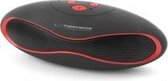 Bluetooth Speaker Trival + FM-radio - zwart-rood