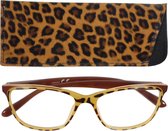 Lilly&june Leesbril Dierenprint +2.5 - Met Bijpassend Etui