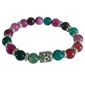 Fako Bijoux® - Buddha Armband - Ring - Multicolour