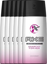 Axe - Anarchy For Her - deodorant spray - 6 x 150 ml