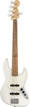 Fender Player Jazz Bass V PF Polar White 5/6-snarige basgitaar