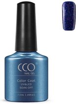 CCO Shellac - Starstruck 68056 - paars blauwe tint bomvol roze-paarse glitters-Gel Nagellak