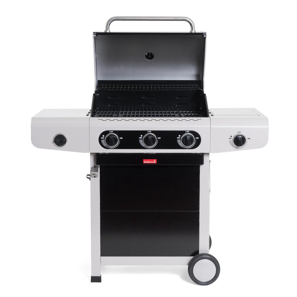Barbecook Siesta 310 Black Edition - Gas BBQ barbecue - 3 Branders - Met  zijbrander -... | bol.com
