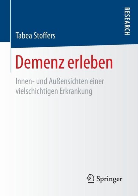 Demenz erleben - cover