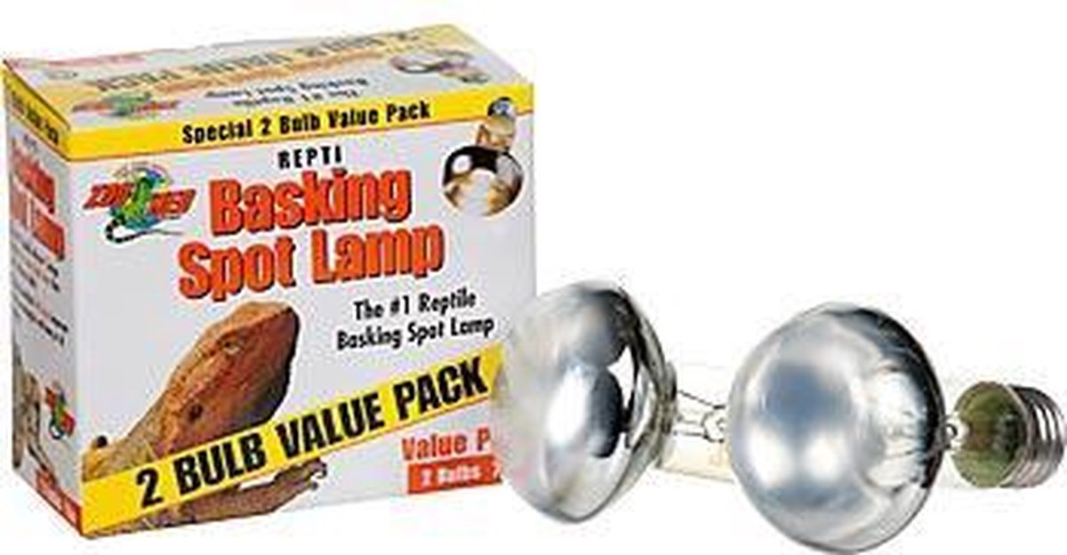 ZM Repti Basking Spot Lamp - 100 w. - Value Pack - ZooMed