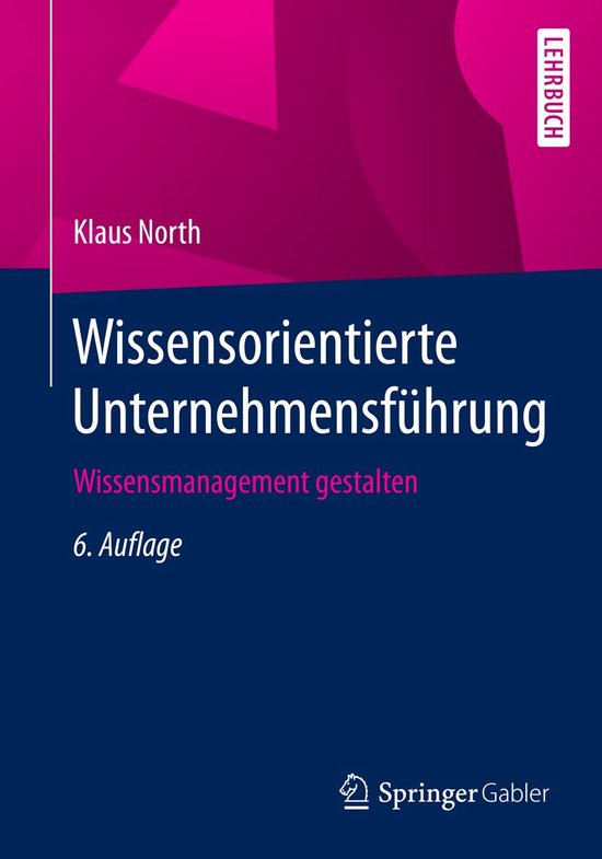 Wissensorientierte Unternehmensführung - cover