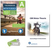 MotorTheorieBoek - Motor Theorieboek Rijbewijs A met Motor Examens Oefenen USB en Samenvatting - Rijbewijs A Motor Theorie Leren
