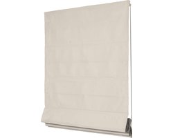 Intensions - Vouwgordijn Lichtdoorlatend - Structuur - Creme - 60x180 cm