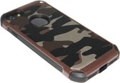 Camouflage hoesje bruin kunststof Geschikt voor iPhone 8 Plus / 7 Plus