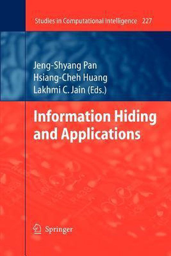 Information Hiding and Applications - cover