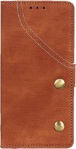 Shop4 - Samsung Galaxy A50 Hoesje - Wallet Case Vintage Bruin