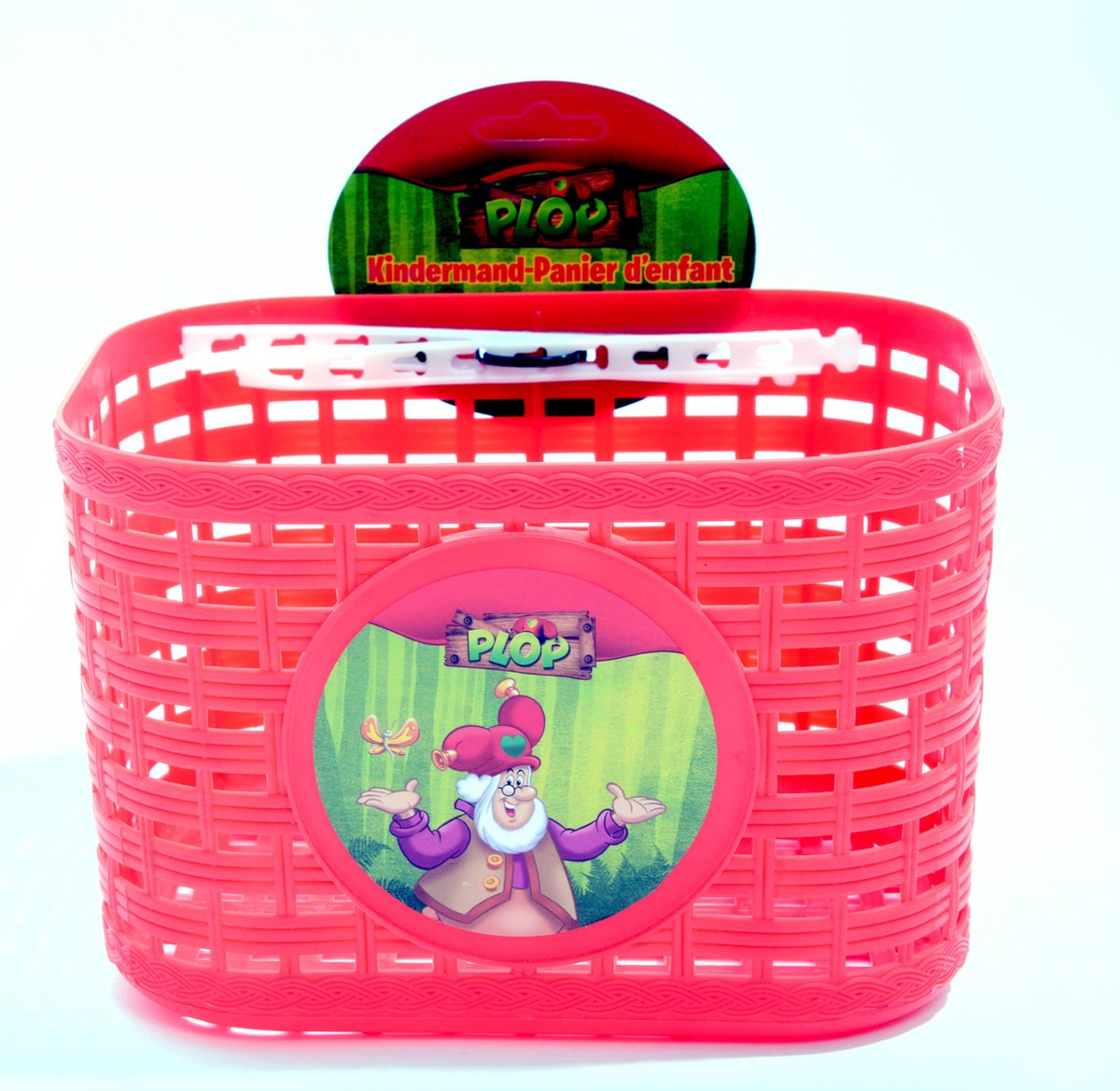 Kindermandje "plop" rood