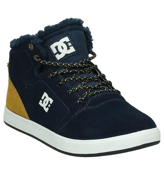 DC Shoes - Crisis High Wnt - Skate hoog - Jongens - Maat 37 - Blauw - NGL  -Navy/Gold | bol.com