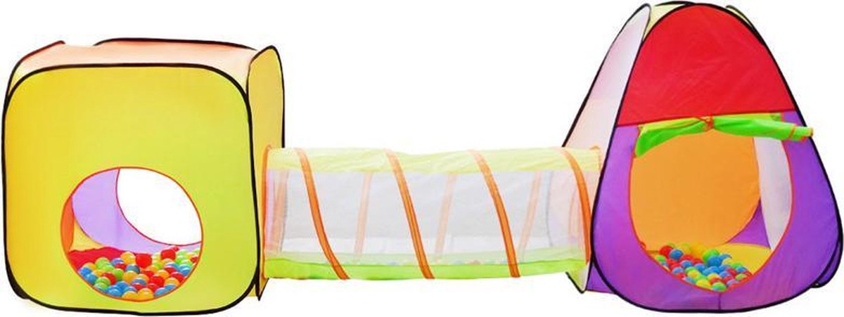 tectake® Pop-up kinderspeeltent - Kleurrijke kindertent