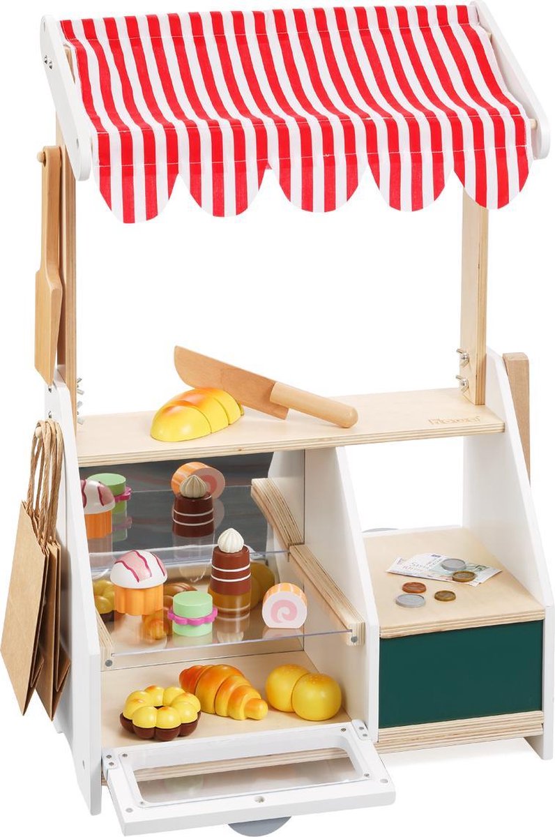 howa Houten Speelgoed Bakkerij Winkeltje - Kleine Bakkerij met 16 accessoires - 4752 — afbeelding 2
