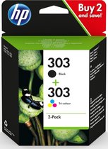HP 303 - Inktcartridge / Zwart / Kleur / 2-Pack