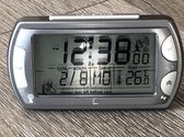 Cetronic R358-DCF G - Wekker - Digitaal - Led - LCD - Radiogestuurde tijdsaanduiding - Grijs