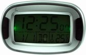 Cetronic LD806 S - Wekker - Digitaal - Stil uurwerk - LCD - Led - Snooze - Zilverkleurig