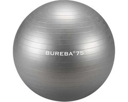 Trendy Sport - Professionele Gymnatiekbal - Fitnessbal - Bureba - Ø 75 cm - Zilver/Grijs - 500 kg belastbaar - Tuv/GS getest