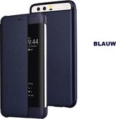View Flip Smart Cover voor Huawei P10 Plus – Blauw