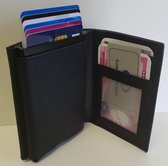 LD Cardprotector Figuretta RFID - Portemonnee met bakje muntgeld - Zwart