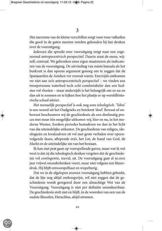 De geschiedenis van de vooruitgang