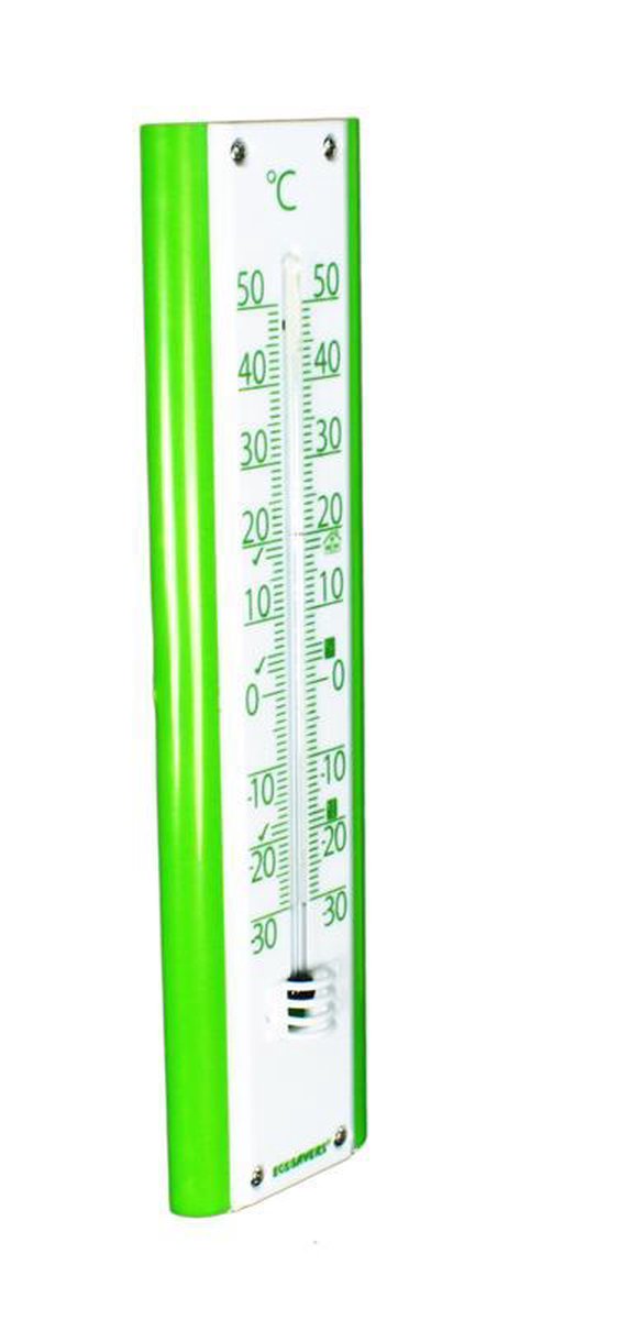 etiquette voor het geval dat Romanschrijver EcoSavers Thermometer Binnen en Buiten met advieswaarden voor vriezer ,  koelkast en... | bol.com