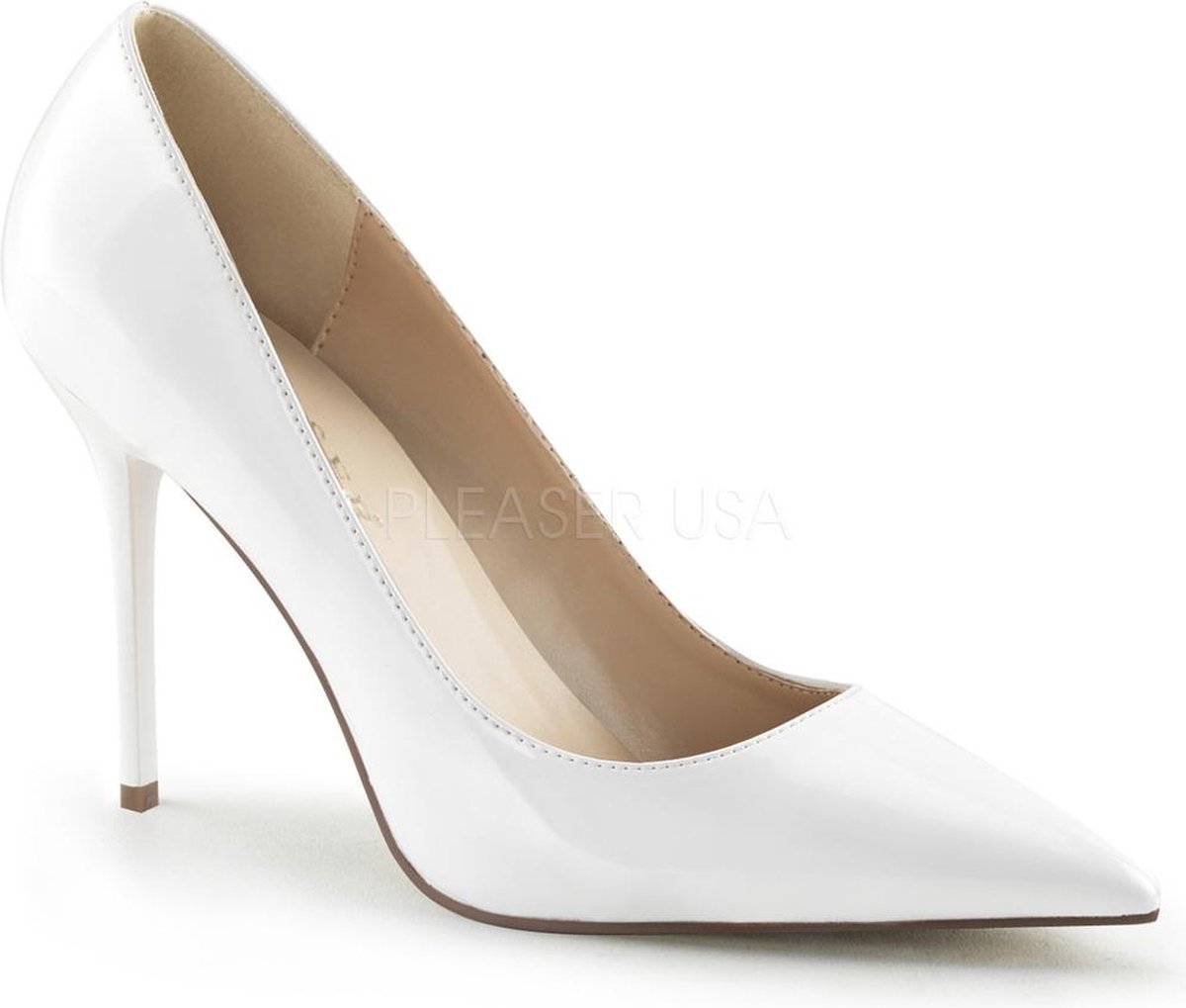 Pleaser - CLASSIQUE20 Pumps - US 15 - 46 Shoes - Wit