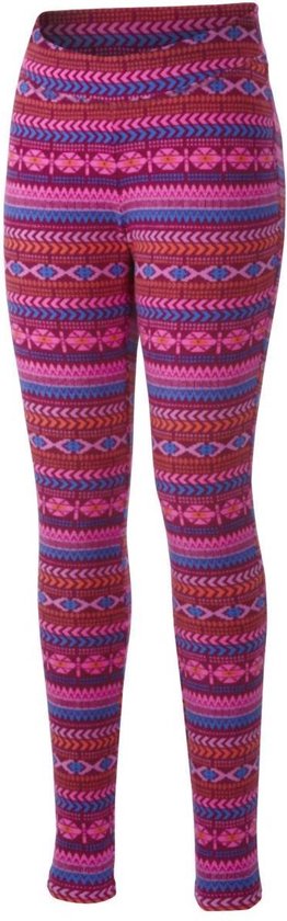 Columbia Glacial lange broek Dames Legging rood - Maat XS