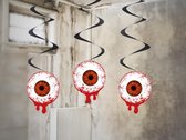 Halloween Hangdecoratie Bloed Oog 60cm 3 stuks