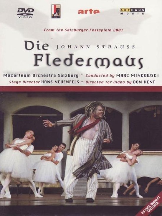 Cover van de film 'Johann Strauss - Die Fledermaus'