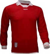 Avento Sportshirt Lange Mouw Senior Rood/wit Maat Xl/xxl