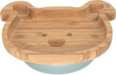 Lässig 4Babies & Kids Bord bamboo/hout met zuignap silicone little chums dog