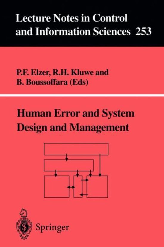 Human Error and System Design and Management - cover