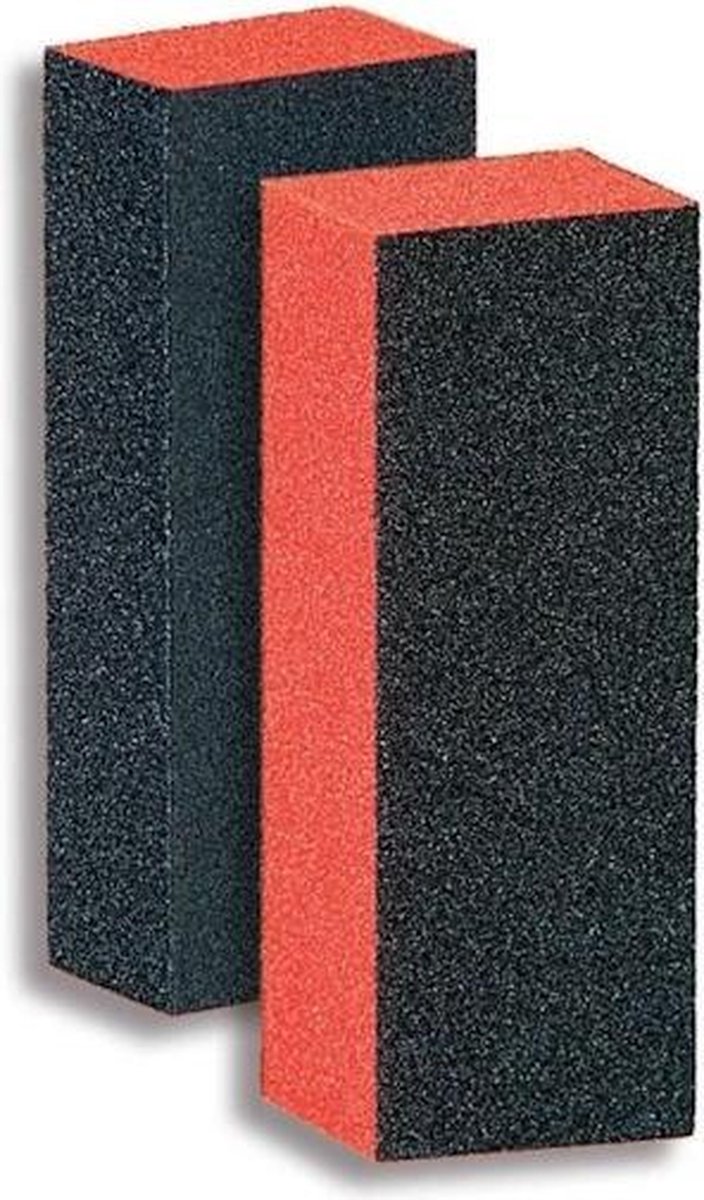 Donegal 3-Way Emery Block Buffer Black/Orange - 9351