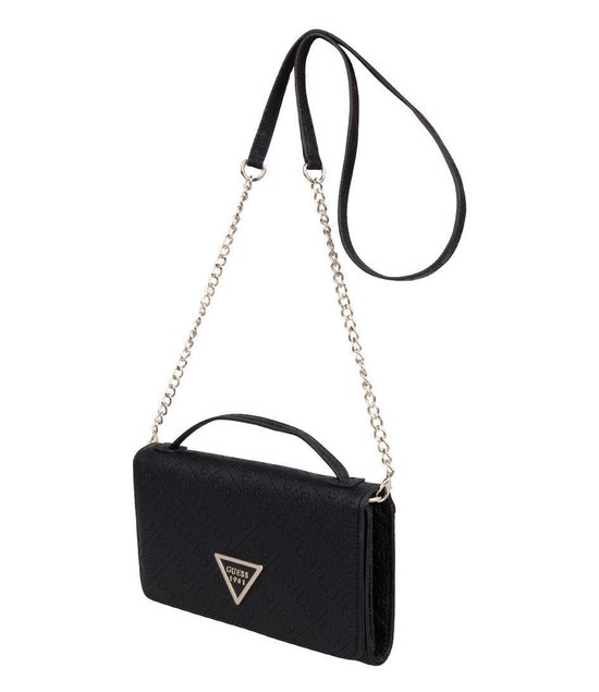 Guess Handtassen Kamryn Wallet On A String Zwart