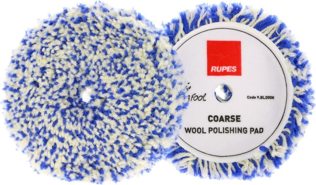 Rupes Rotary Twisted Natural Wool Pad - 150mm