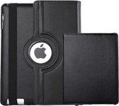 GsmGuru 360 Graden Draaibaar Hoes Zwart Bookcase Voor Apple iPad 3 / iPad 4
