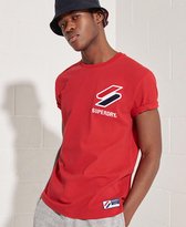 Superdry Heren tshirt Sportstyle T-shirt met chenille