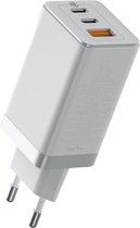 Baseus GaN2 Pro Snellader 65W met PD + USB-C Kabel 1M Wit