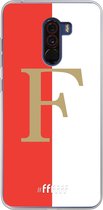6F hoesje - geschikt voor Xiaomi Pocophone F1 -  Transparant TPU Case - Feyenoord - F #ffffff